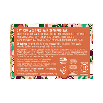 Eco Warrior Dry, Curly & Afro Hair Shampoo Bar 100g