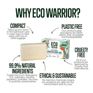 Eco Warrior Sensitive Body Bar 100g