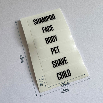 Soap Storage Tin Name Stickers