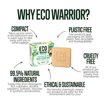Eco Warrior Mini Body Scrub Bar 30g