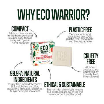 Eco Warrior Mini Sensitive Facial Bar 30g