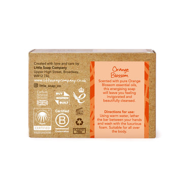 Organic Orange Blossom Soap Bar 110g