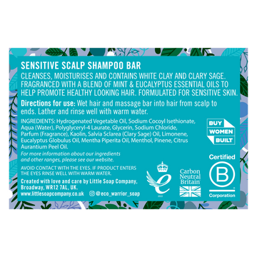 Eco Warrior Sensitive Scalp Shampoo Bar 100g