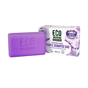 Eco Warrior Purple Shampoo Bar For Blondes 100g