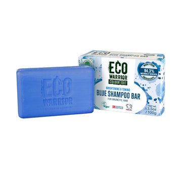 Eco Warrior Blue Shampoo Bar For Brunettes 100g