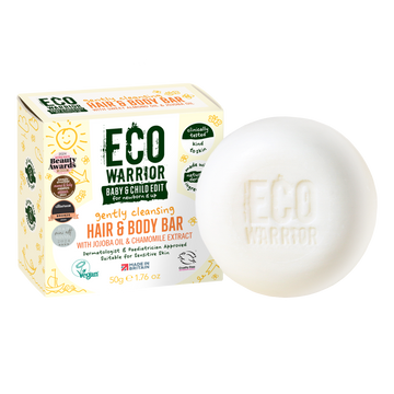 Eco Warrior Baby & Child Edit Gently Cleansing Hair & Body Bar 50g