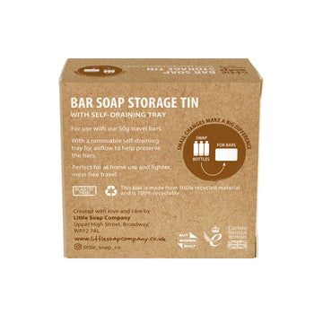 Little Soap Company Mini Bar Soap Storage Tin