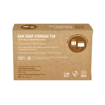 Little Soap Company Bar Soap Storage Tin