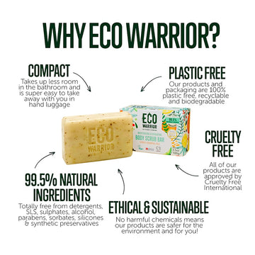 Eco Warrior Body Scrub Bar 100g