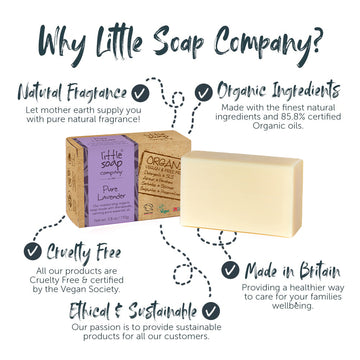 Organic Pure Lavender Soap Bar 110g