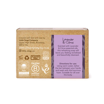 Organic Lavender & Citrus Soap Bar 110g