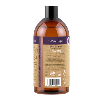 Organic Concentrated Pure Lavender Handwash 1l Refill