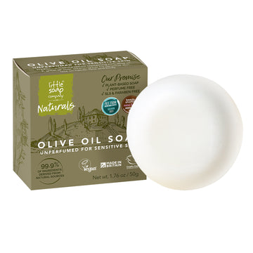 Olive Oil Travel Size Mini Soap Bar for Sensitive Skin 50g