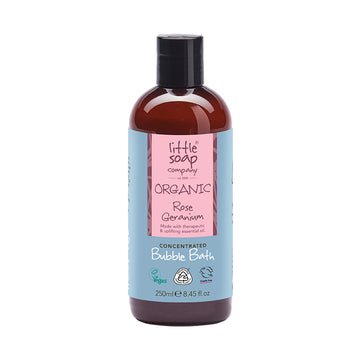 Organic Concentrated Rose Geranium Bubble Bath 250ml