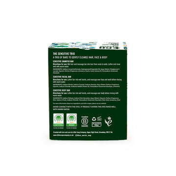 Eco Warrior Sensitive Trio Gift Pack - 3 x 100g
