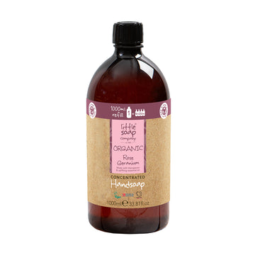 Organic Concentrated Rose Geranium Handwash 1l refill