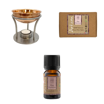 Artisan Starter Kit - Rose Geranium (Copper Burner)