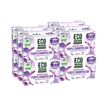 Eco Warrior Purple Shampoo Bar For Blondes 100g - Case of 12