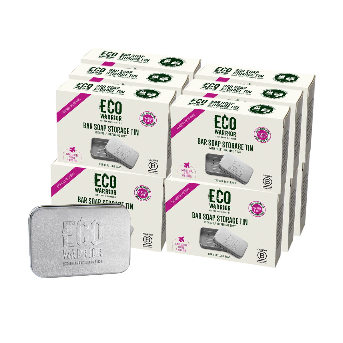 Eco Warrior Bar Soap Storage Tin - Case of 12