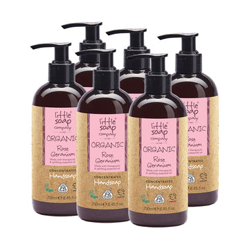 Organic Rose Geranium Liquid Soap 250ml - Case of 6
