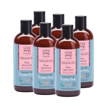 Organic Rose Geranium Bubble Bath 250ml - Case of 6