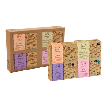 Organic Bar Soap Gift Pack - 4 x 110g