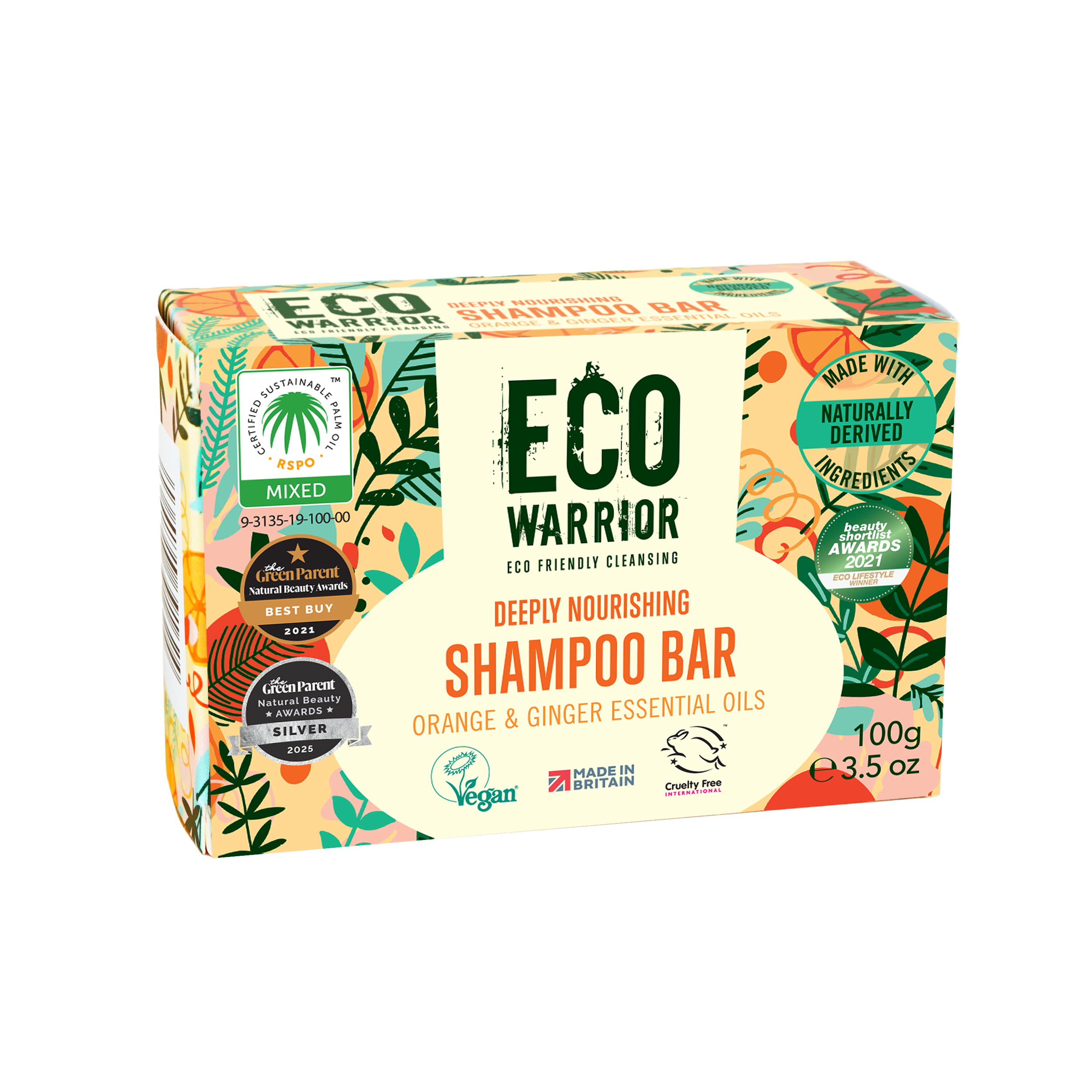 Eco Warrior Shampoo Bar 100g - Little Soap Company