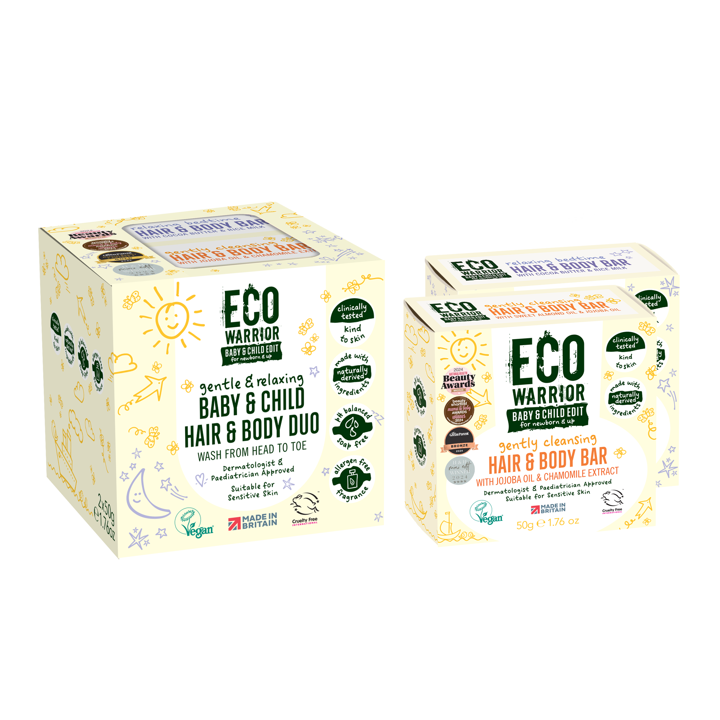 Eco Warrior Baby & Child Edit Hair & Body Duo