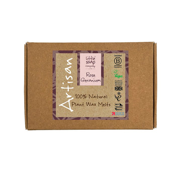 Artisan Rose Geranium Natural Wax Melts (6 x 20g)