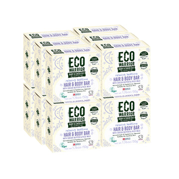 Eco Warrior Baby Edit Relaxing Bedtime Hair & Body Bar 50g - Case of 12