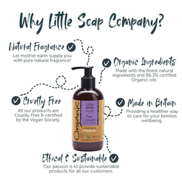 Organic Concentrated Pure Lavender Handwash 250ml
