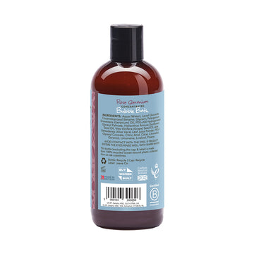 Organic Concentrated Rose Geranium Bubble Bath 250ml