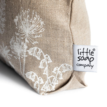 Artisan Natural Linen Makeup Bag