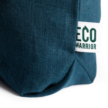 Eco Warrior Navy Linen Toiletry Bag