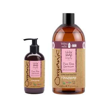 Organic Rose Geranium Handwash Refill Bundle